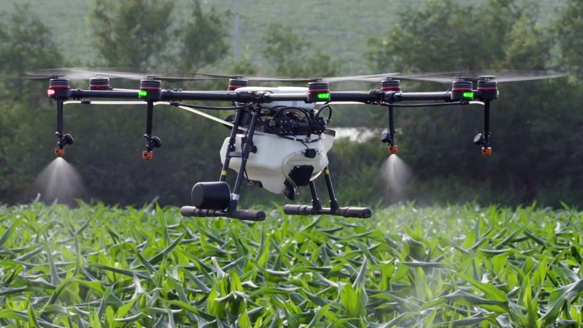 Drone technology for crop diagnostics and precision spraying begins